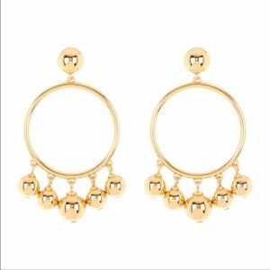 Kate Spade Large Bauble Hoop Gold Earrings NEW